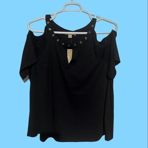 Michael Kors Women's blouse size 2XL BLACK